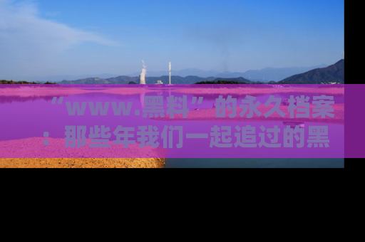 “www.黑料”的永久档案：那些年我们一起追过的黑料真相