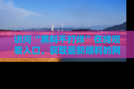 访问“黑料不打烊”在线观看入口，获取最新爆料的网址！