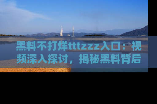 黑料不打烊tttzzz入口:视频深入探讨,揭秘黑料背后的人和事