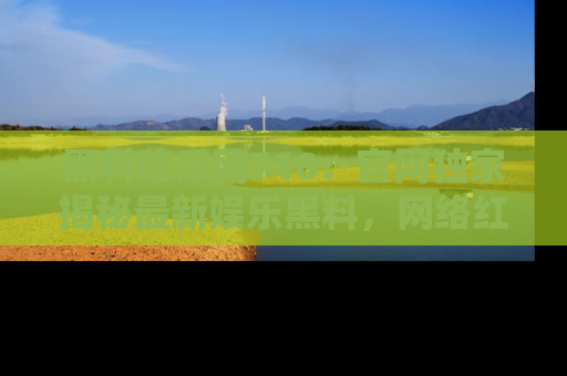 黑料吃瓜网718:官网独家揭秘最新娱乐黑料,网络红人齐聚一堂!