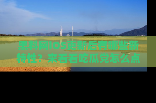 黑料网iOS更新后有哪些新特性?来看看吃瓜党怎么点评!