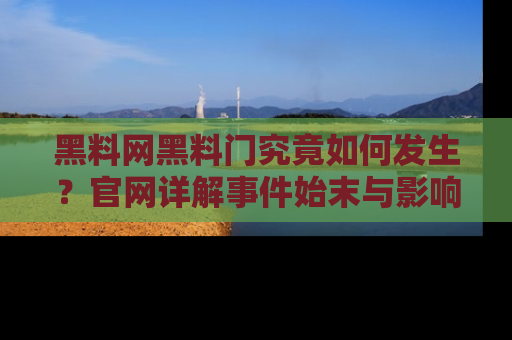 黑料网黑料门究竟如何发生?官网详解事件始末与影响