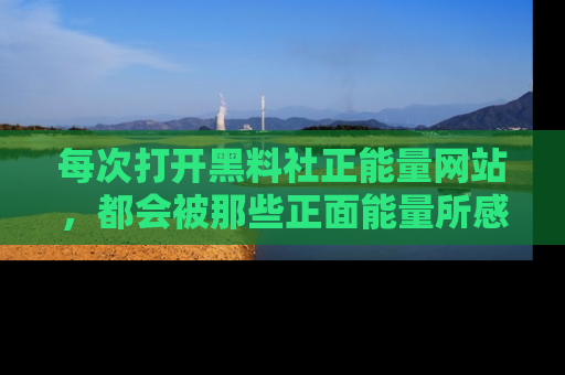 每次打开黑料社正能量网站，都会被那些正面能量所感染，一起加入不打烊的快乐吧！