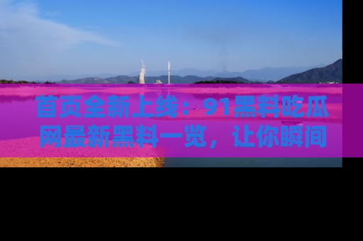 首页全新上线：91黑料吃瓜网最新黑料一览，让你瞬间掌握