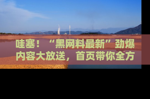 哇塞!“黑网料最新”劲爆内容大放送,首页带你全方位了解哦,小可爱们