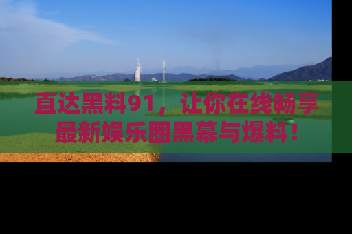 直达黑料91,让你在线畅享最新娱乐圈黑幕与爆料!